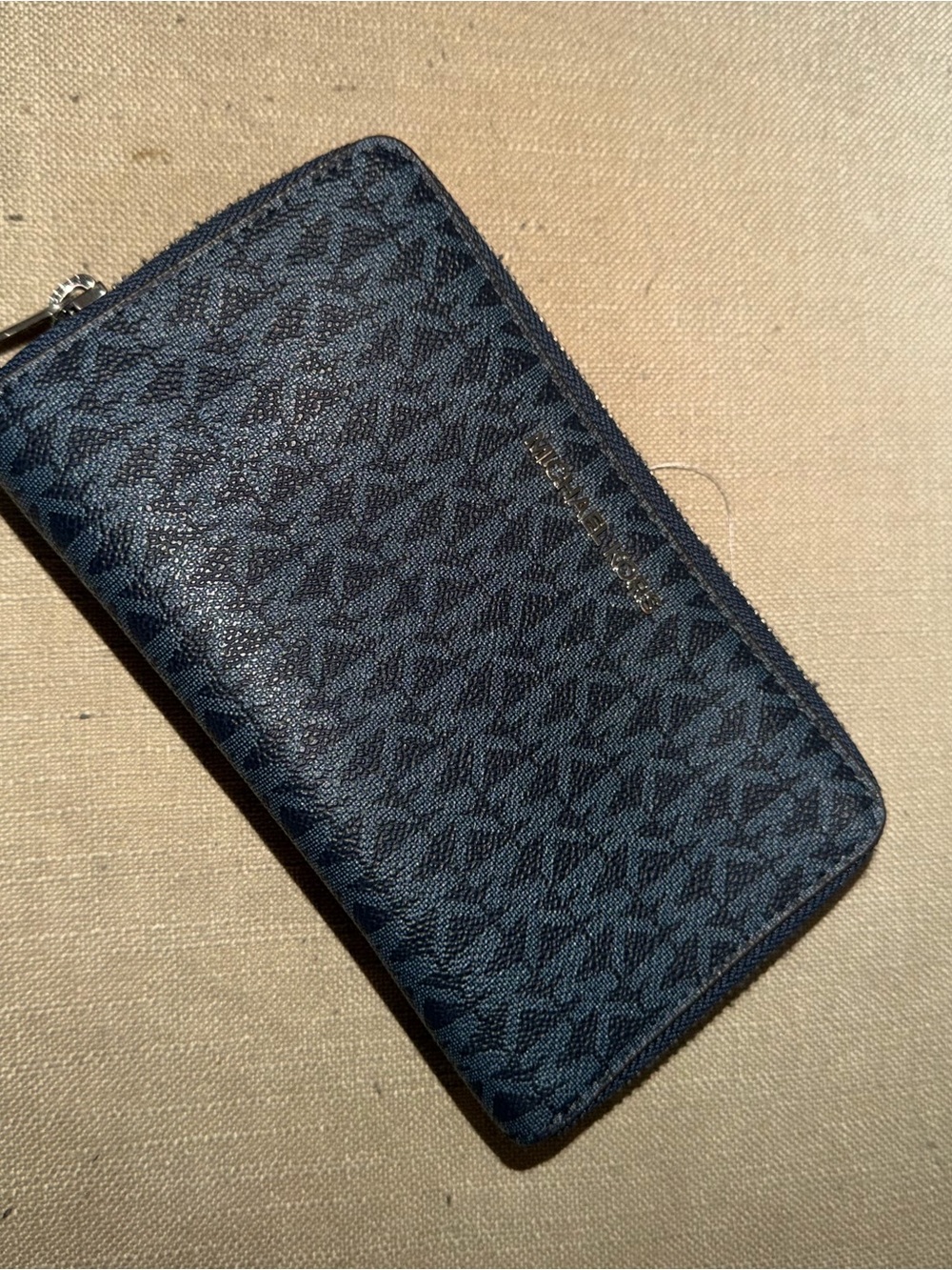 Michael Kors Navy Zip Wallet